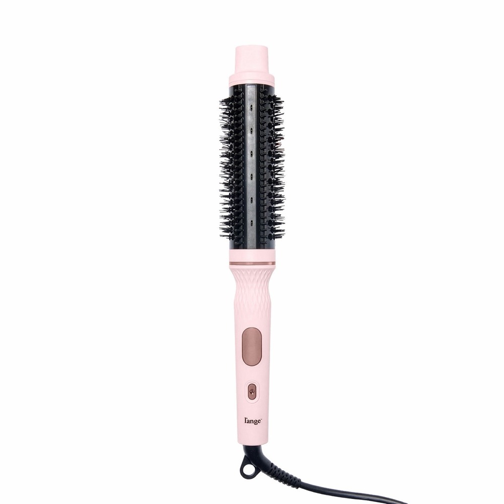 L'ange GlamWave Infrared Thermal Ionic Brush Blush Pink 38mm NEW SEALED